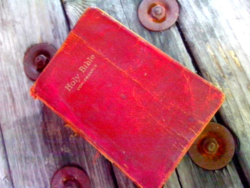 My great-grandfather's beloved Holy Bible.