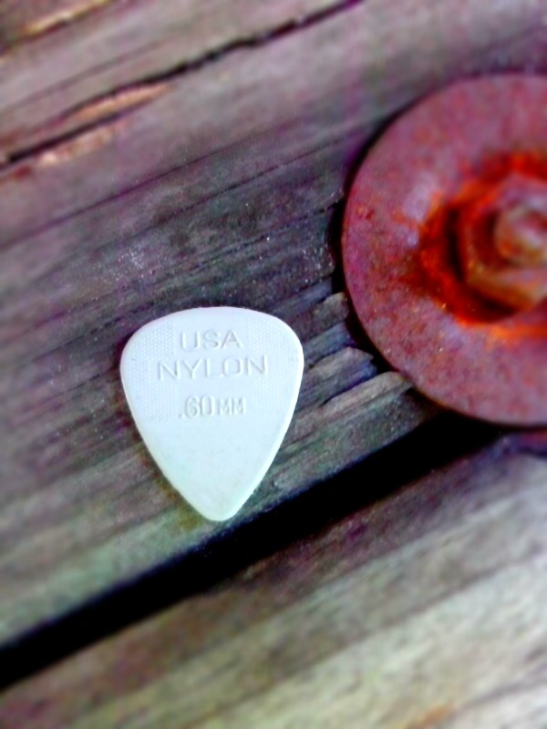 The pick my beloved Uncle Ronnie gave to me.